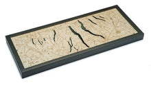 Finger Lakes Wood Carved Topographical Depth Chart/Map