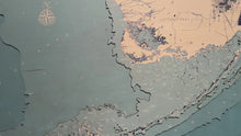 Florida Keys, UV Nautical Wood Chart, Large, 24.5" x 31"