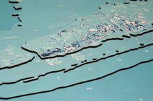 Florida Keys, UV Nautical Wood Chart, Large, 24.5" x 31"