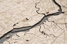 Philadelphia Topographic Depth Chart Map