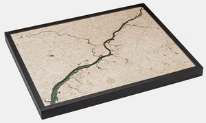Philadelphia Topographic Depth Chart Map