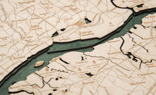 Philadelphia Topographic Depth Chart Map