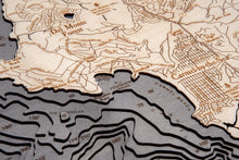 Carmel/Monterey Topographic Depth Chart Map