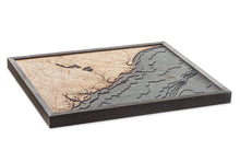 South Carolina Coast Topographic Depth Chart/Map