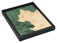 Carmel/Monterey Topographic Depth Chart Map