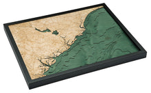 South Carolina Coast Topographic Depth Chart/Map