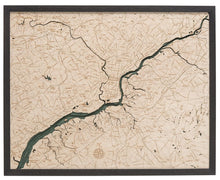 Philadelphia Topographic Depth Chart Map