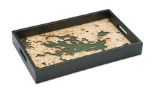 Lake Winnipesaukee Wooden Topographical Serving Tray