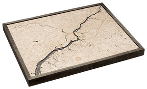 Philadelphia Topographic Depth Chart Map